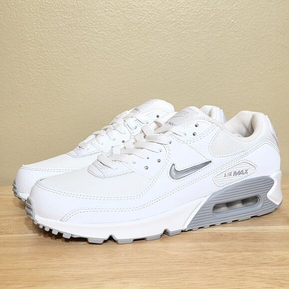 Nike Air Max 90 FN8005-100 Jewel White Smoke Gray Shoes Men\'s Size 7.5 Women\'s 9 main image 4
